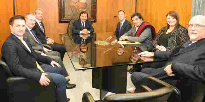 El gobernador Sáenz se reunió con el CEO de la minera First Quantum que desarrolla el proyecto Taca Taca.
