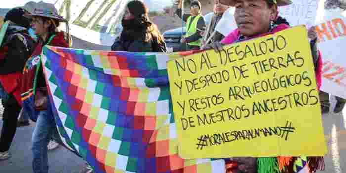 Comunidades indígenas en contra de la reforma constitucional de Jujuy