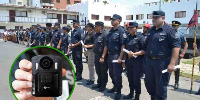 Efectivos policiales tendrán una cámara en su uniforme