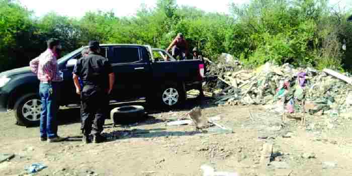 Municipalidad junto con la policía intensifican los controles en las cercanías del Vertedero San Javier