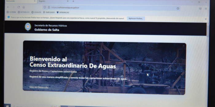 Continúa la instancia digital del Censo Extraordinario de Aguas Subterráneas