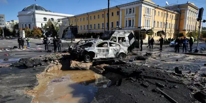 Rusia volvió a bombardear Kiev, la capital de Ucrania