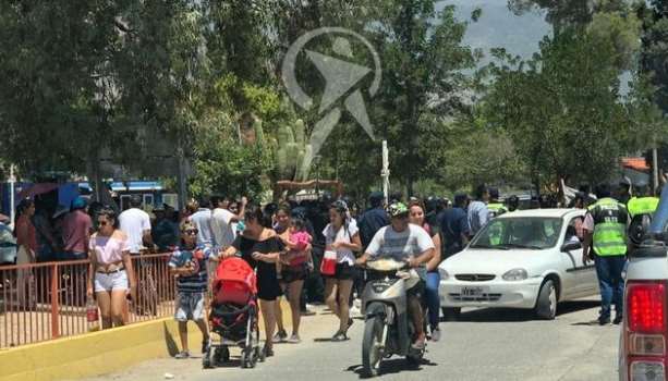 Protesta docente en La Serenata a Cafayate